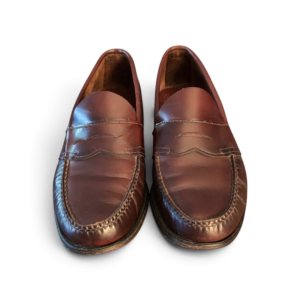 Vintage Dexter USA Handsewn Leather Penny Loafers – Men's 9D – Oxblood